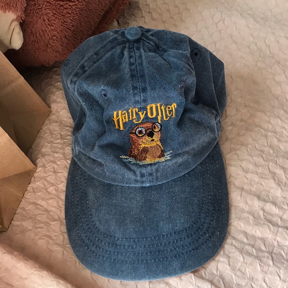 Harry Potter otter denim baseball hat